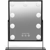 Gillian Jones - Makeup Artist Mirror with 9 powerful LED bulbs - Black