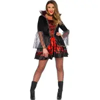 Leg avenue LEG-AVENUE - Sexy vleermuis vampier kostuum voor dames - S/M