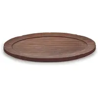Serax Tablett Oval Silhouette Dark Brown 30 x 21 cm