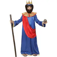 Widmann HEILIGE DREI KÖNIGE - MELCHIOR (Tunika, Krone), 116 cm / 4-5 Years