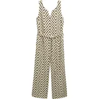 Tom Tailor Linen Slit ärmelloser Overall