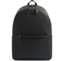 Lacoste Leder Freizeitrucksack Rucksack Chantaco Backpack Noir schwarz