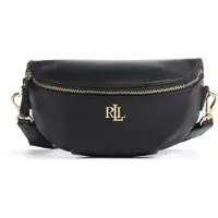 Ralph Lauren für Damen. 431934832003 Marcy-Gürteltasche aus Leder, schwarz (OSFA), Lässig