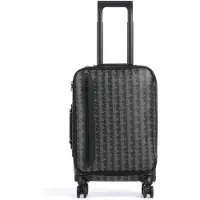 Lacoste Trolley The Blend Suitcase Monogram Noir Gris schwarz 56cm