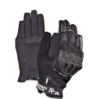 MUGENRACE Roboggore Kurze Schwarze Handschuhe Größe M
