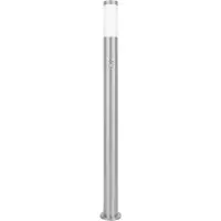 Grafner Wegeleuchte mit Bewegungsmelder, Edelstahl, Höhe: 110 cm, 1x E27 Fassung, IP44, WegleuchteGartenlampe Gartenleuchte Außenstandleuchte