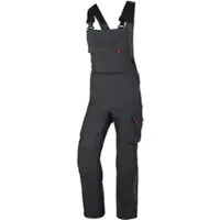 Bp Schweißer Latzhose Kl. 2 "2611-835" Welder's Comfort anthrazit - 58 - kurz - grau