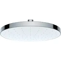 Wenko Regenduschkopf "Watersaving System", silber (silberfarben), B:22,5cm T:23,5cm, Duschköpfe, Regenduschkopf, Regenduschkopf Automatic Cleaning, Durchmesser 22,5 cm
