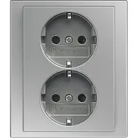 Busch-Jaeger SCHUKO-Doppelsteckdose 202 EUJB-866 2TKA00003921