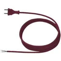 Bachmann Neopren-Zltng. 2x1.0 3m rot, H07RN-F 24G/AEH