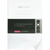 Herlitz 50034093, Monochromatisch, Weiß, A4, 80 Blätter, Erwachsener