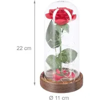 Relaxdays Ewige Rose