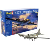 Revell B-17F Memphis Belle, Fixed-wing aircraft model, Montagesatz, 1:72, Boeing B-17, Kunststoff, Second World War