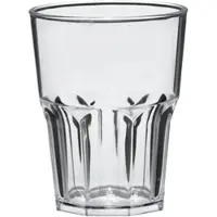 Gold Plast 8 Mehrweg Gläser Becher transparent 290 ml Wiederverwendbar Kunststoff unzerbrechlich Cocktail Wasser