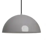 Bamyum Lipeo Industrielle Pendelleuchte Minzgrün Metall Groß 26 cm, Hängelampe Industriell Lampe Vintage Hängeleuchte, Retro Pendelleuchte Esstisch - Grau
