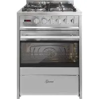 Gurari GCH E 610 BL Gas Elektro Standherd 60 cm