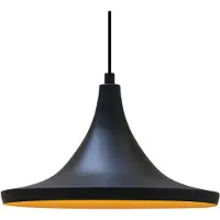 Bamyum Pendelleuchte I Genisy I Wohnzimmer, E27, Ø31 ISkandinavisch Pendellampe für Schlafzimmer Deckenleuchte Metall, Wohnzimmerlampe Hängelampe, Schwarz