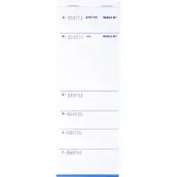 Exacompta 96207E 50x Notepad Exac Restau 9.6x17cm 50Bl Dup -