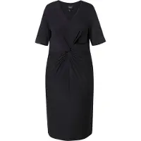 Ulla Popken Kleid in schwarz | Gr.: 50-52