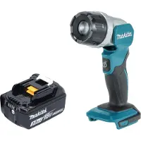 Makita DML 808 F1 Akku Handstrahler 14,4 / 18 V 190 lm LED + 1x Akku 3,0 Ah - ohne Ladegerät