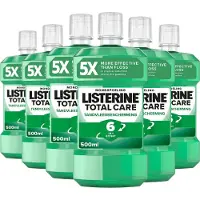 Listerine Total Care 6-in-1 Zahnfleischschutz Mundwasser - 6 x 500 ml