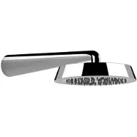 Gessi CONO Antikalk-Kopfbrause D240 mm, mit Gelenk und Wandarm, 1/2 Anschluss, 45151031, Farbe: Chrom
