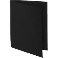 Exacompta Rock''s Aktendeckel DIN A4 Schwarz Pappkarton 210 g/m2 100 Stück