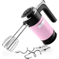 WESTINGHOUSE Handmixer Retro Serie 350 Watt, 6 Geschwindigkeitsstufen, pink