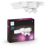 Philips White & Color Ambiance Centris 3er-Deckenspot mit CrossDesign, LED-Leuchte