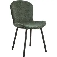 Ebuy24 (2er Set) Esra Esszimmerstuhl grün.
