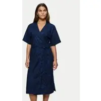 Triumph Kimono Beach MyWear 10222618 Dunkelblau Relaxed Fit