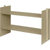 Ferm Living Lager Regal Low Cashmere - , Beige, für Schlafzimmer, Metall