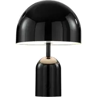 Tom Dixon Bell Portable LED-Akkuleuchte-Schwarz-mit LED (3000K)