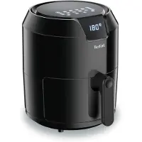 Tefal Easy Fry Precision XL Heißluftfritteuse, 1500 W, 4,2 L für 6 Portionen, 8 automatische Programme, digitales Display, energiesparend, gesunde Fritteuse ohne Öl, Schwarz, EY4018