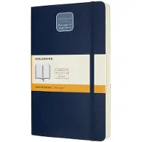 Moleskine Classic Soft Cover Notebook Expanded Blue Ruled