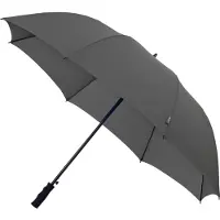 Falcone Golfschirm automatisch winddicht dunkelgrau 120 cm