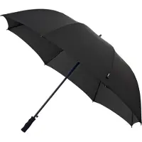 Falcone - Golfschirm - Winddicht - Leichtgewicht - Ø120 cm - Schwarz