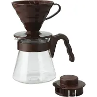 Hario V60-02 Übergießer-Kit Kunststoff rot