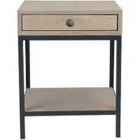 Signature Nachttisch GILLES in Helles Holz - (W) 35 x (H) 54 x (L) 42 cm | Gr.: onesize