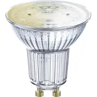 Ledvance SMART+ Classic, Intelligentes Leuchtmittel, Transparent, GU10, Warmweiß, 2700 K, 350 lm