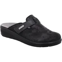 Rohde Hausschuhe Catania 6165 Damen Black-Schuhgröße 41