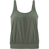 LASCANA Tankini-Top "Italy", Damen, Gr. 36, N-Gr, grün (oliv), Microfaser, Microfaser, Polyamid, unifarben, Bikini-Oberteile Tankini-Top, in Oversize-Form, Topseller