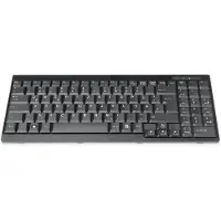 Digitus Tastatur passend für TFT-Konsolen, deutsches Layout, Mini, Mechanischer Switch, QWERTY