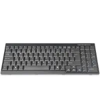 Digitus Tastatur passend für TFT-Konsolen, türkisches Layout, Volle Größe (100%), Kabelgebunden, Schwarz