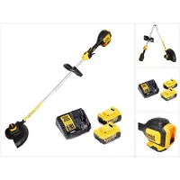 DeWalt DCM 561 PBS Akku Rasentrimmer 18 V Brushless + 2x Akku 4,0 Ah + Ladegerät