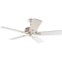 Hunter Savoy WE Loftsventilator (Ø) 132 cm Vingefarve: Hvid, Eg Chassisfarve: Hvid