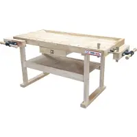 Holzmann Werkbank WB160L inkl. 2 Metallbankhaken