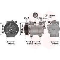 VAN WEZEL Klimakompressor 1300K344