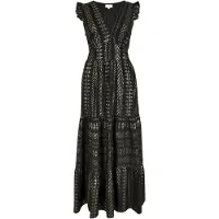 Apricot Maxikleid "Ruffle Hem Maxi Dress" mit Rüschenärmeln