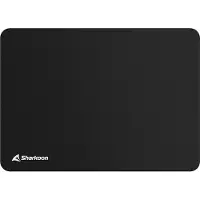 Sharkoon 1337 V2 Gaming Mat L, Schwarz, Einfarbig, Anti-Rutsch-Basis, Gaming-Mauspad